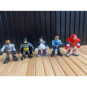 Bundle Of Fisher-Price Imaginext DC Super Friends Penguin VILLAIN Batman